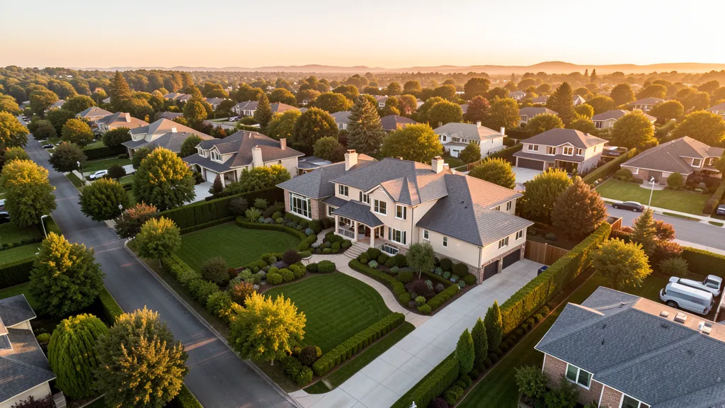 Drone conducting real estate photography in Draper, Utah — professional aerial mapping services